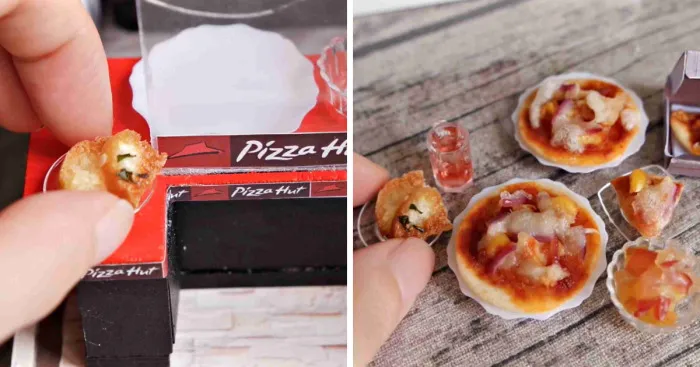 This Artist Created A Miniature Pizza Hut Store