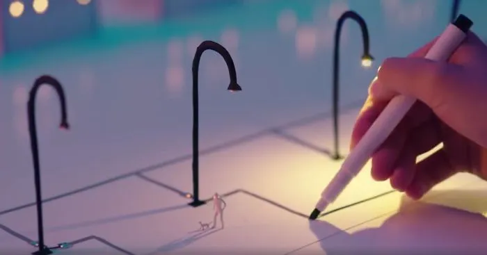 Using Silver Ink Circuit Pen To Create "Future With Bright Lights"