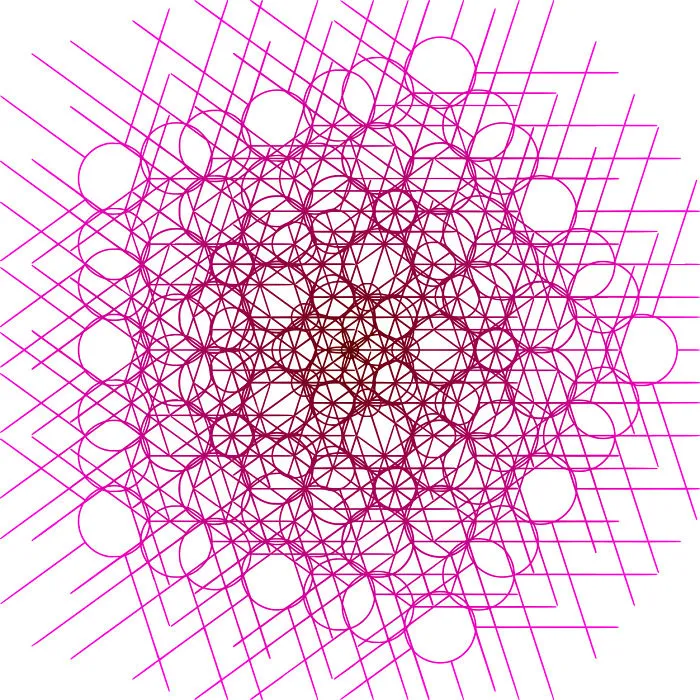 I Wrote A Geometric Fractal Program Which I Use To Make Awesome Pictures