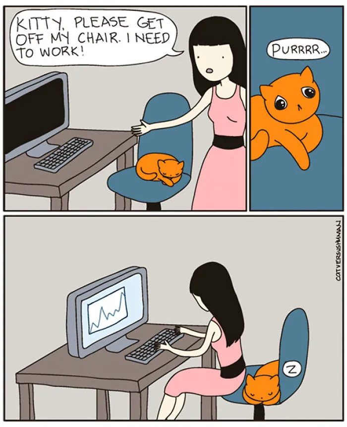 113 Hilarious Comics That Perfectly Capture Life With Cats