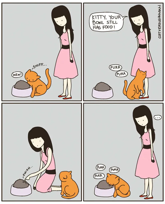 113 Hilarious Comics That Perfectly Capture Life With Cats
