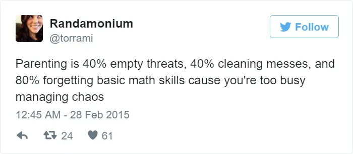 The Math Of Parenting Explained In 51 Hilarious Tweets