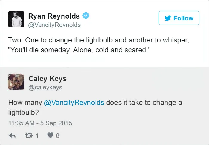 24 Times Ryan Reynold's Twitter Replies Were Pure Gold