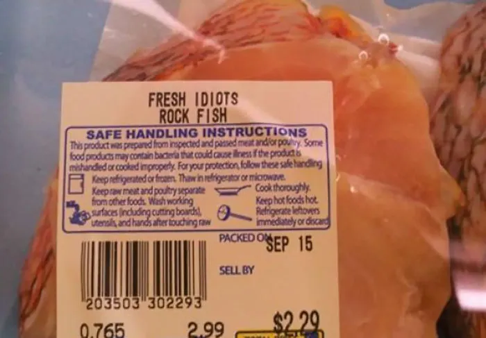Fresh Idiots Rock Fish