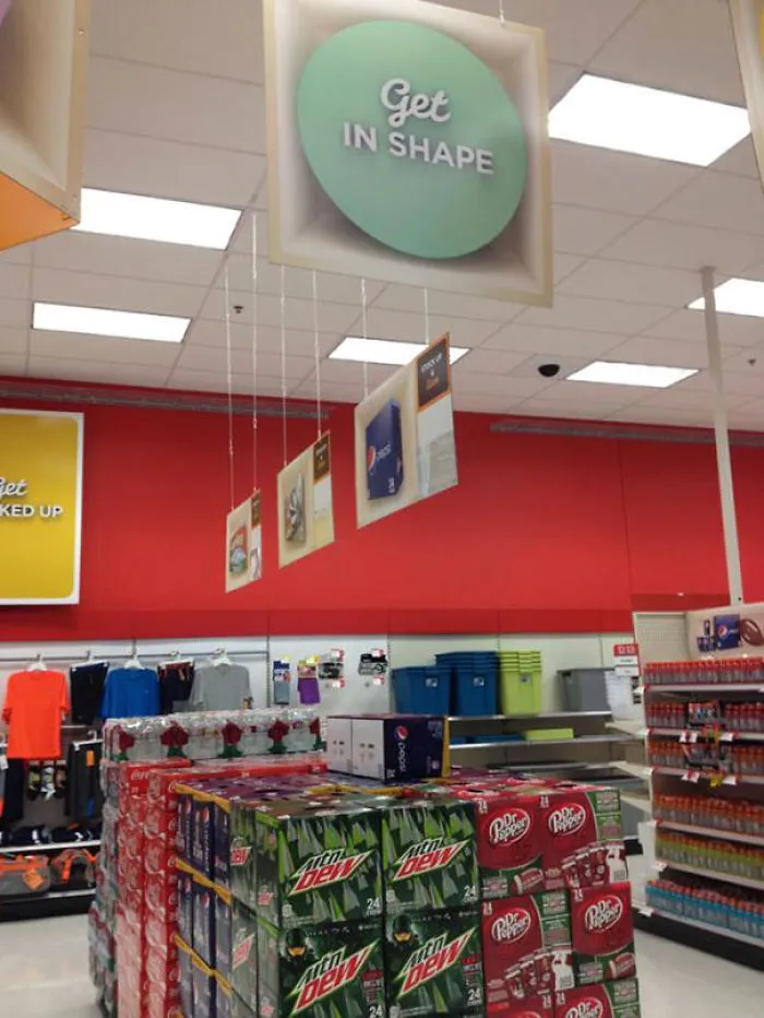 Well, That Won't Be Hard With The Products You're Offering Underneath The Poster