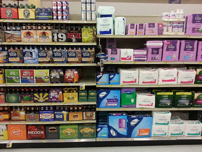 My Local Grocery Store Has A Weird Sense Of Product Placement