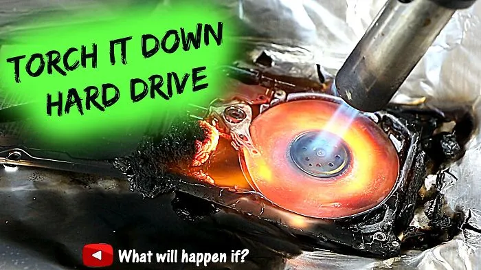 Burning Hard Drive | Torch It Down Hdd