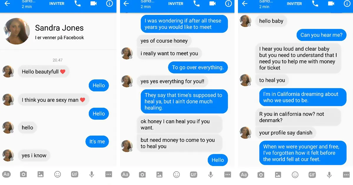 Guy Trolls Facebook Scammer With Adele Lyrics Until They Go Crazy