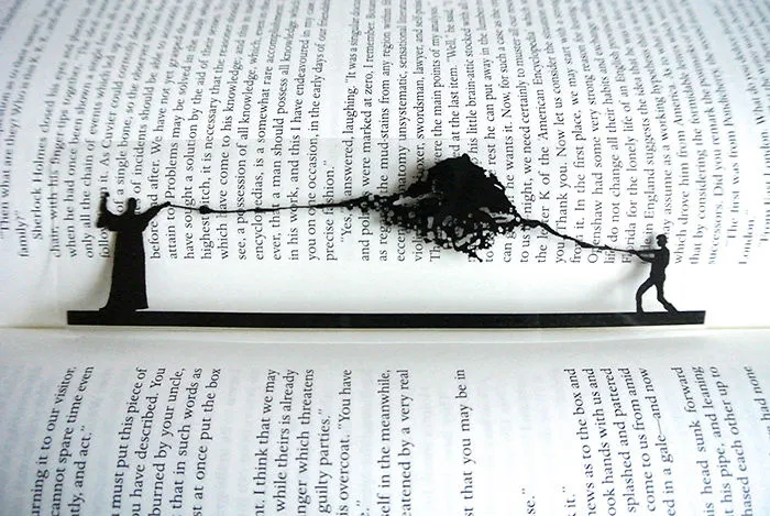 Harry And Voldemort Duel Scene Bookmark