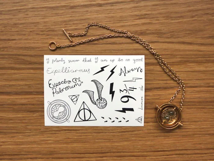 Harry Potter Temporary Tattoos