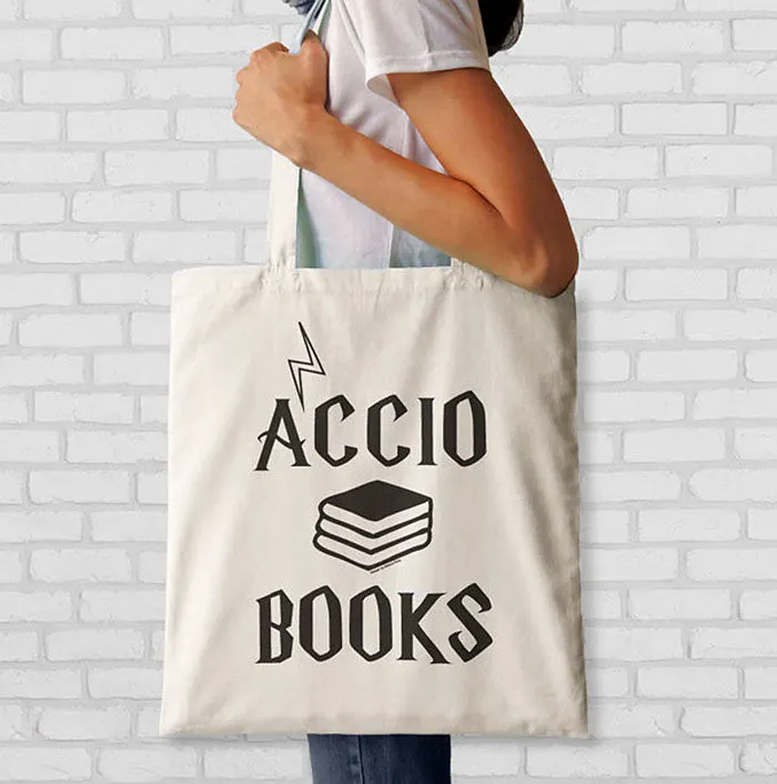 Accio Books Quote Tote Bag