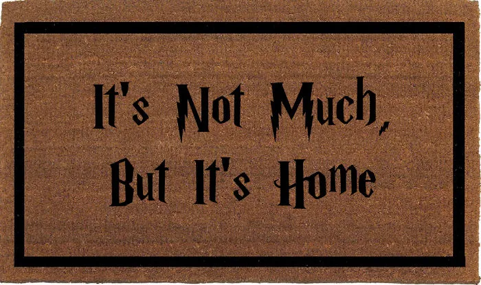 Harry Potter Quote Door Mat