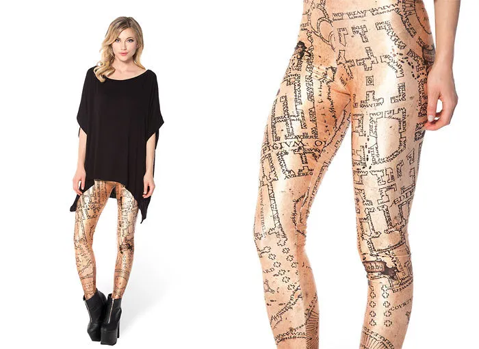 Marauders Map Leggings