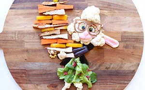 To Make My Son Eat Healthy Food, I Turn It Into His Favorite Cartoons