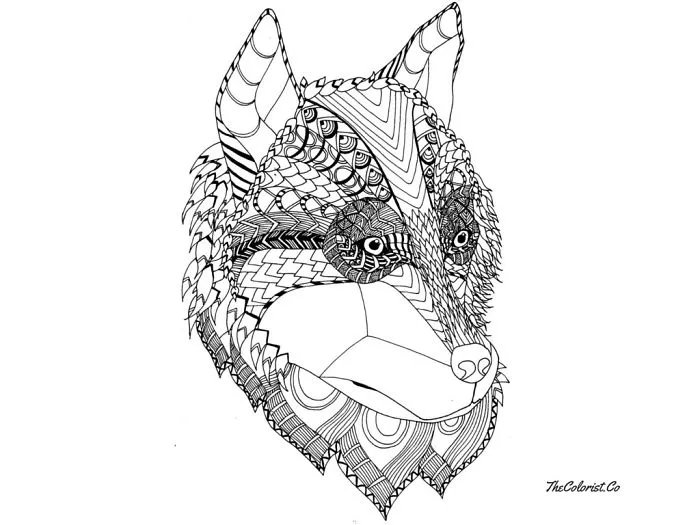 I Create Intricate Line Drawings Of Dogs
