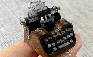 I Made This Typewriter Out Of Many Materials