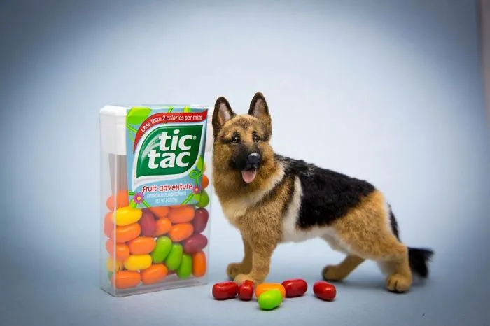 1:12 Scale German Shepherd Dog Dollhouse Miniature