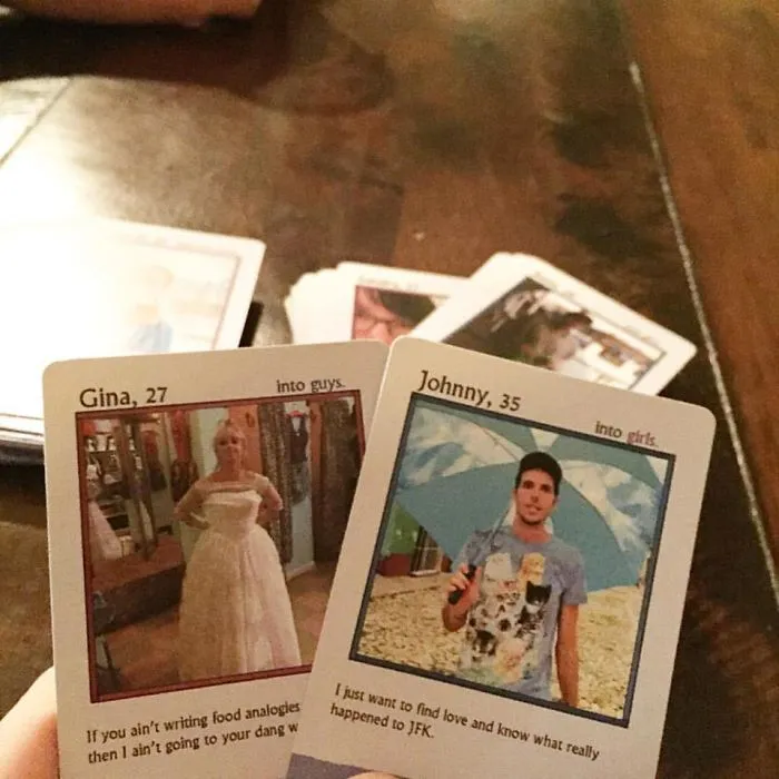 Turned My Online Dating Matches Into A Card Game
