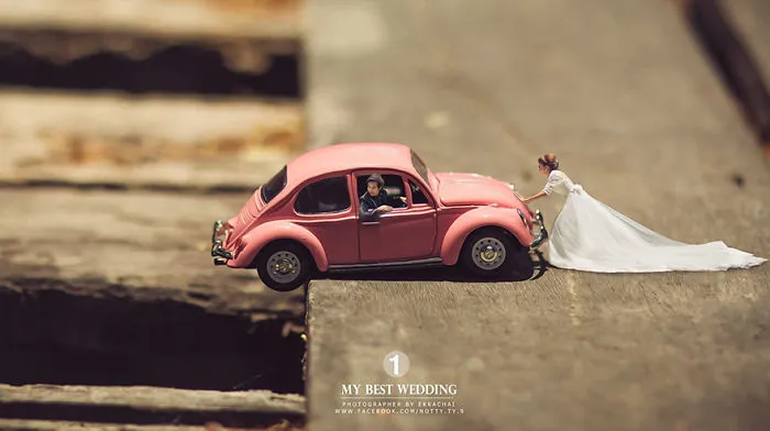 Wedding Photographer Turns Couples Into Miniature People