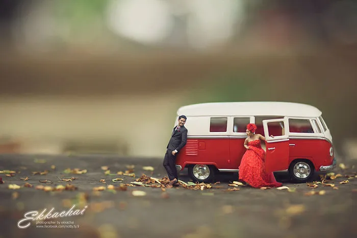 Wedding Photographer Turns Couples Into Miniature People
