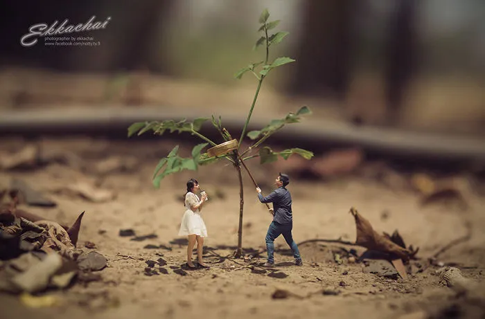 Wedding Photographer Turns Couples Into Miniature People