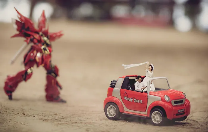 Wedding Photographer Turns Couples Into Miniature People