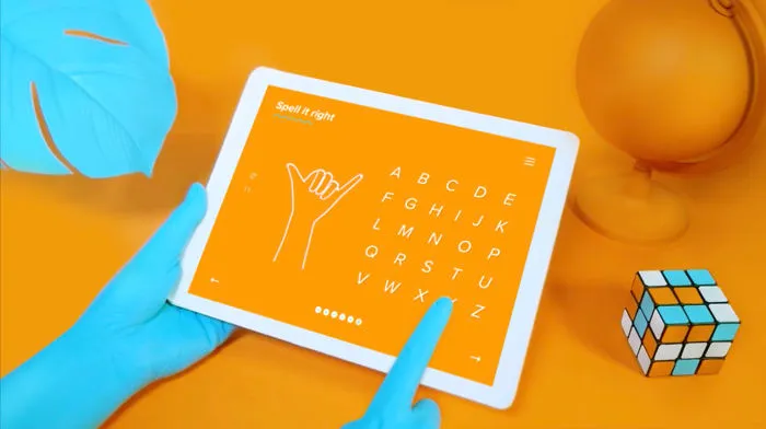 I Was Looking To Show Creative And Fun Side Of Sign Language.