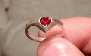 My Friend Made This Silver Ring For His Girlfriend Out Of Clay