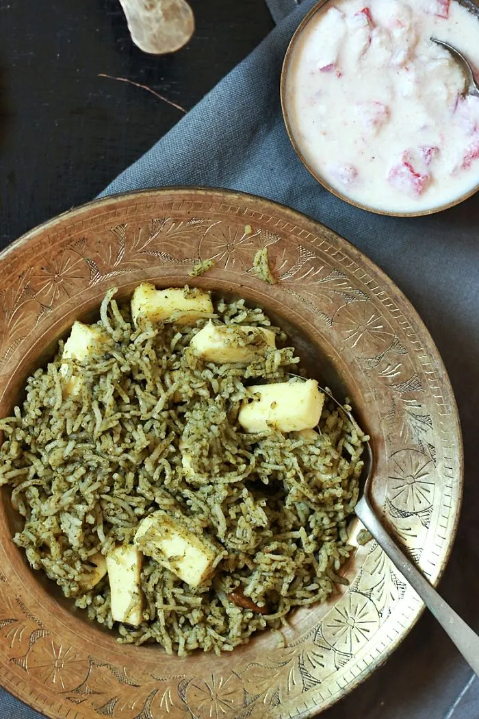 Palak Pulao