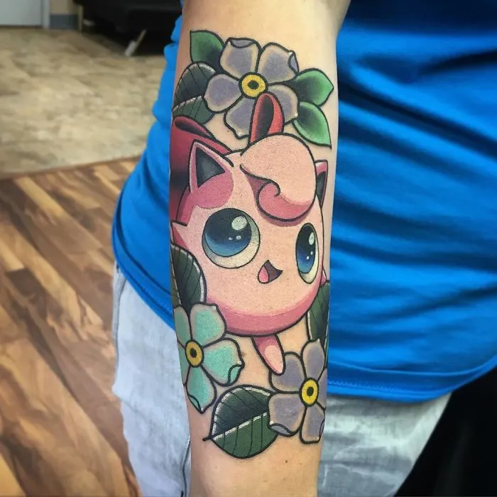 58 Pokemon Tattoos For Fans Who Want To Catch Them All