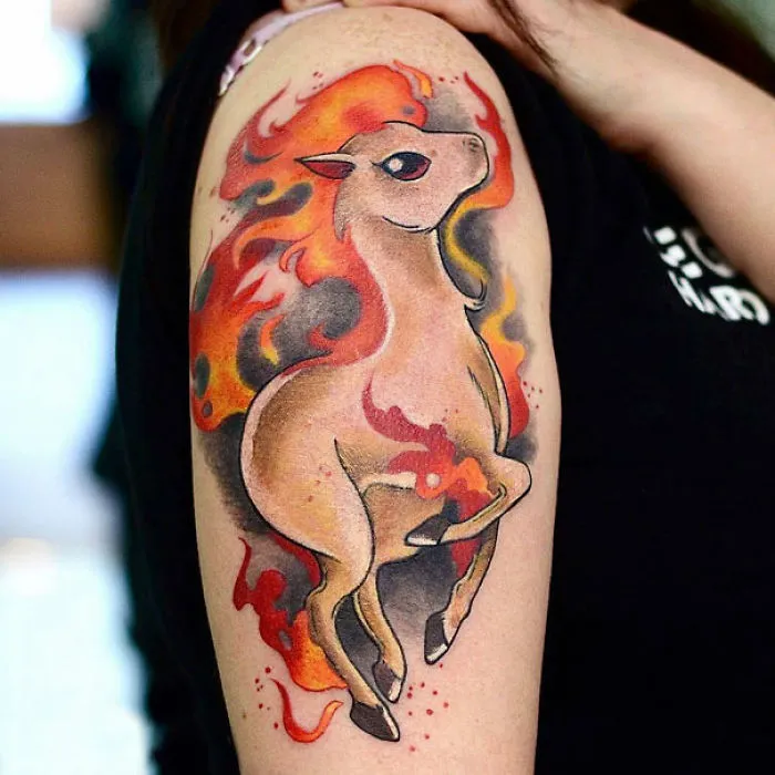 58 Pokemon Tattoos For Fans Who Want To Catch Them All