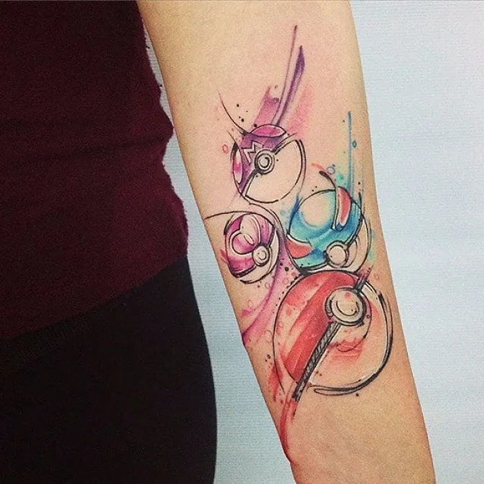 58 Pokemon Tattoos For Fans Who Want To Catch Them All