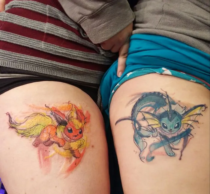 58 Pokemon Tattoos For Fans Who Want To Catch Them All
