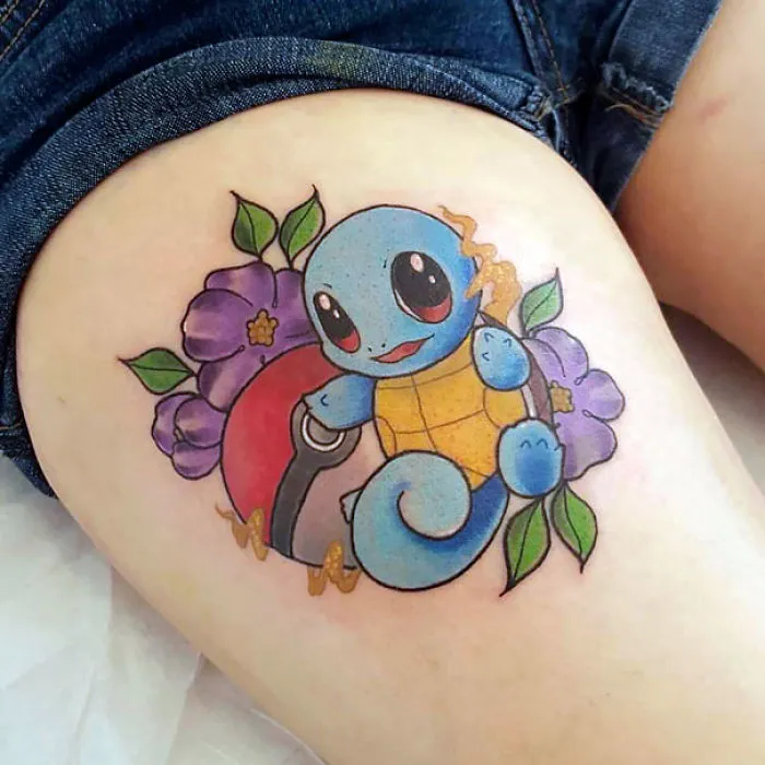 58 Pokemon Tattoos For Fans Who Want To Catch Them All