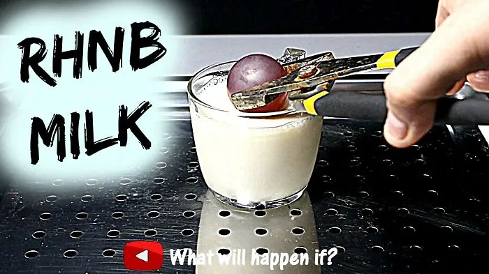 Red Hot Nickel Ball Vs Milk