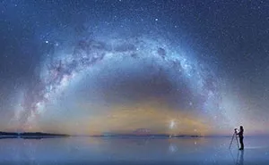 Russian Photographer Captures Breathtaking Photos Of Milky Way Mirrored On Salt Flats In Bolivia