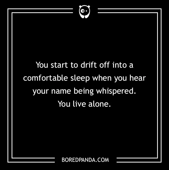 When You Live Alone