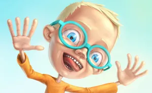 I Made This Cartoon Portrait Of My Son