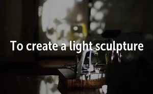 Amazing Light Painting Created From E-waste