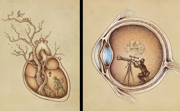 Perfect Marriage Between Anatomical And Surreal Worlds