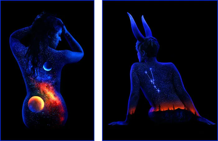 I Was Really Impressed Whe I Saw Nighttime Body Painting