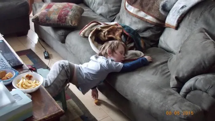 Fell Asleep While Eating