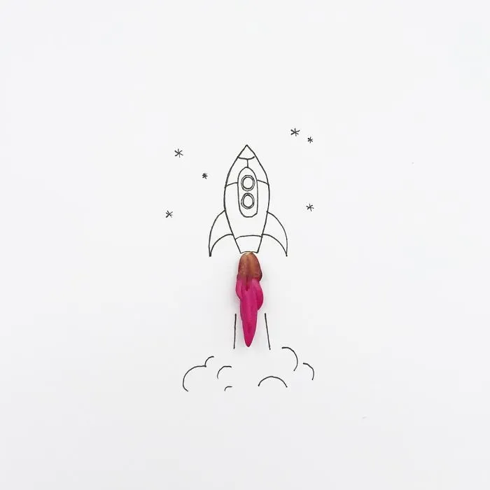 100 Days Of Tiny Things: I Find Small Objects Around Me And Turn Them Into Art