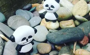 I Decided To Create Little Pandas For People To Find And Collect