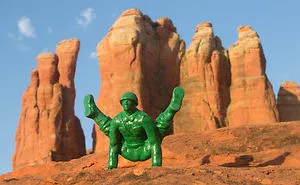 Advanced Yoga Joes In The Energy Vortexes Of Sedona
