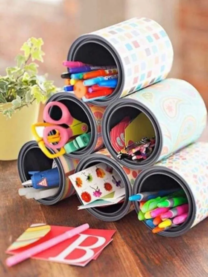 Recycled Tin Can Craft