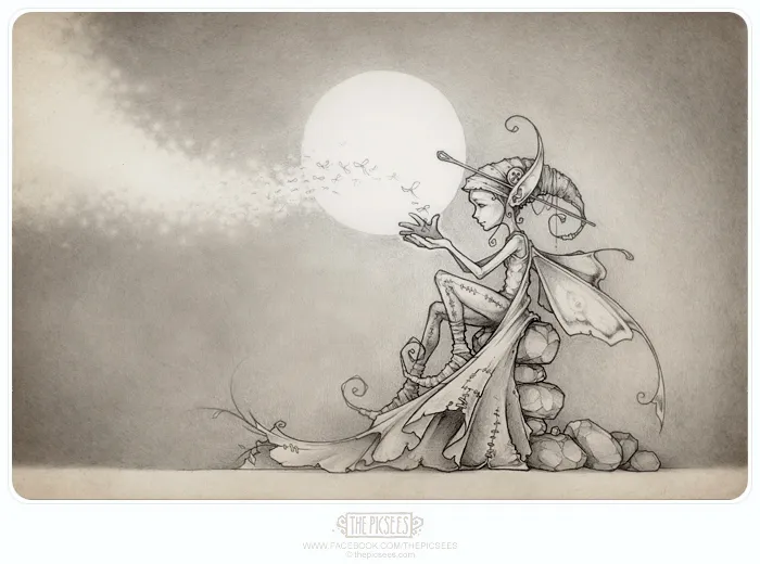 This A Drawing We Made Of A Wee Firefly Faerie...