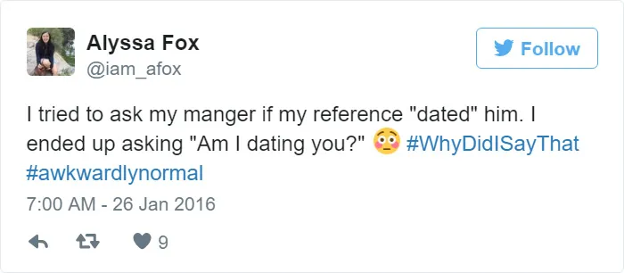 #whydidisaythat