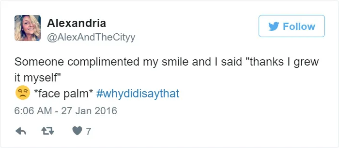 #whydidisaythat