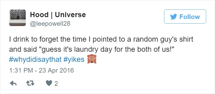 #whydidisaythat